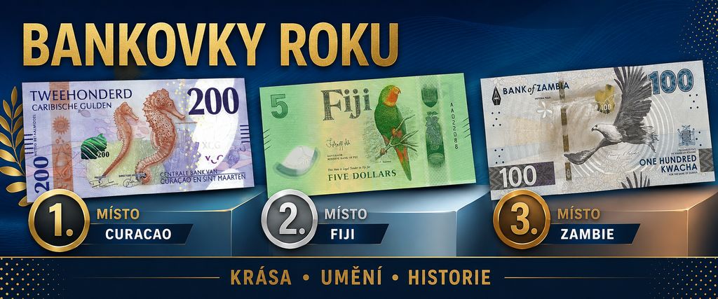 Nejkrásnější bankovky roku 2025