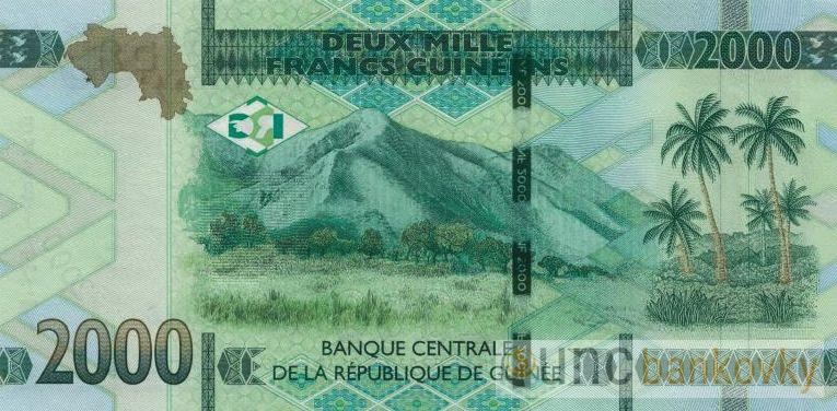 Guinea 2000 Francs 2018 UNC