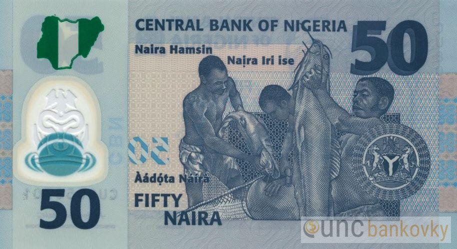 Nigérie 50 Naira 2025 UNC