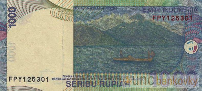 Indonésie 1000 Rupiah 2016 UNC