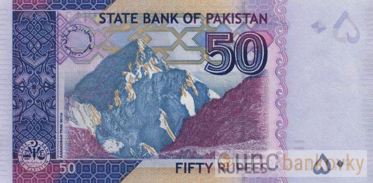 Pakistán 50 Rupees 2019 UNC