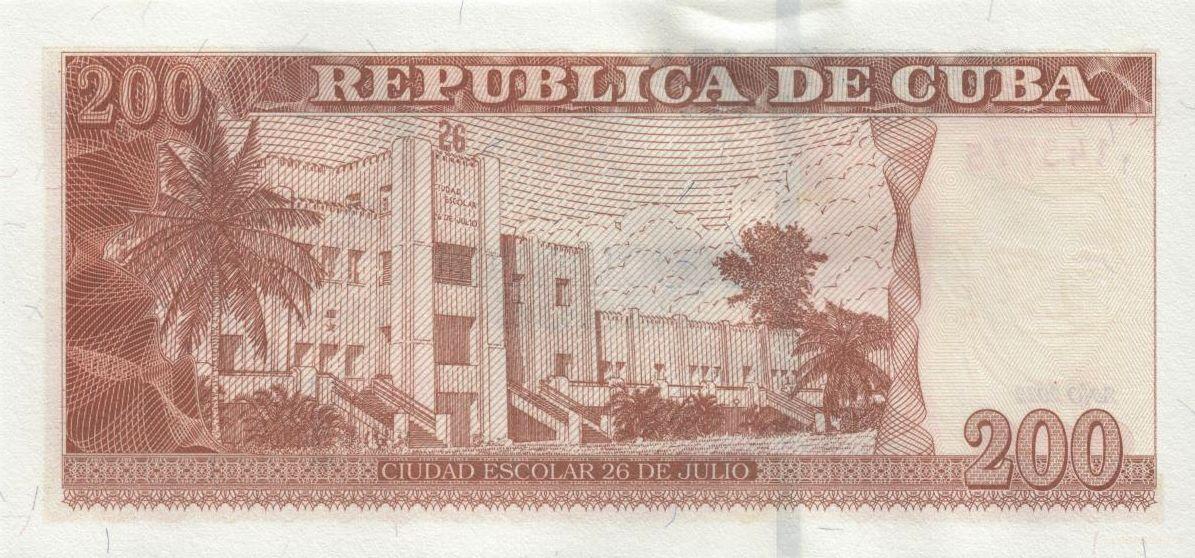 Kuba 200 Pesos 2022 UNC