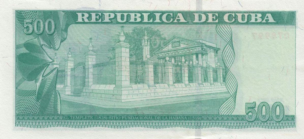 Kuba 500 Pesos 2019 UNC