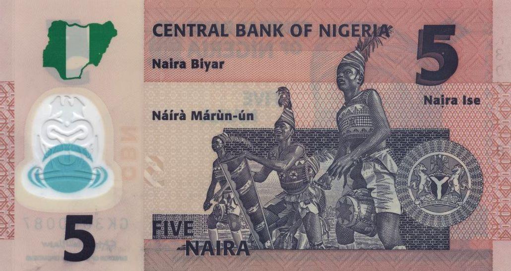 Nigérie 5 Naira 2017 UNC
