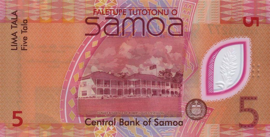 Samoa 5 Tala 2023 UNC 