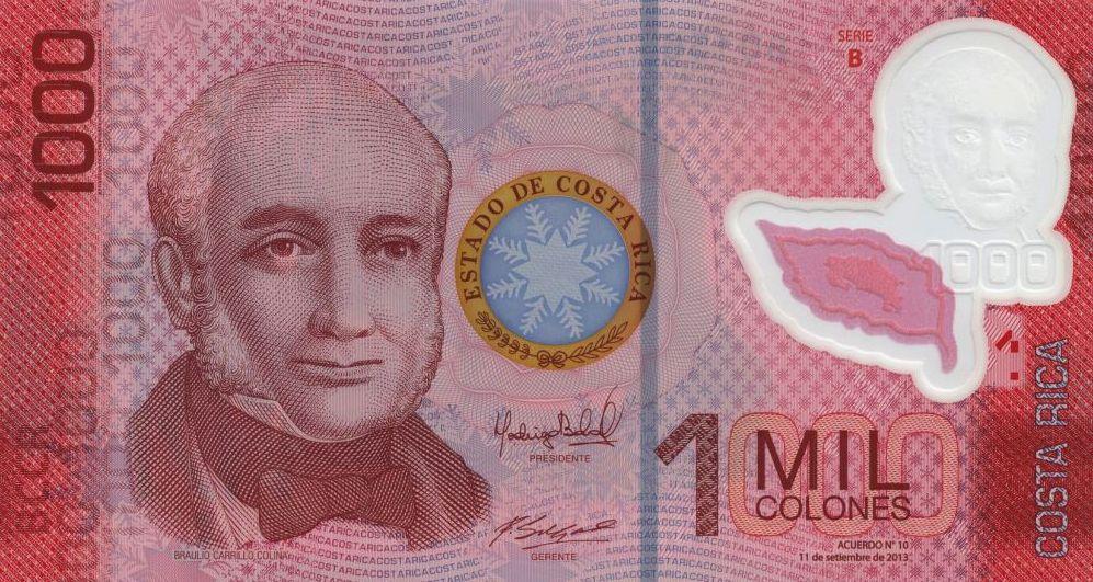 Kostarika 1000 Colones 2013 UNC