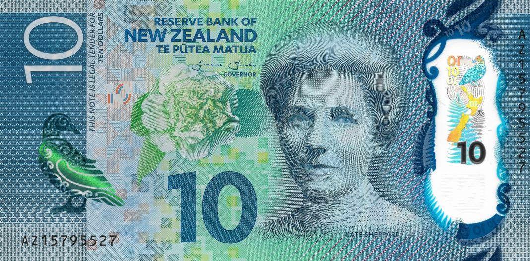 Nový Zéland 10 Dollars 2015 UNC