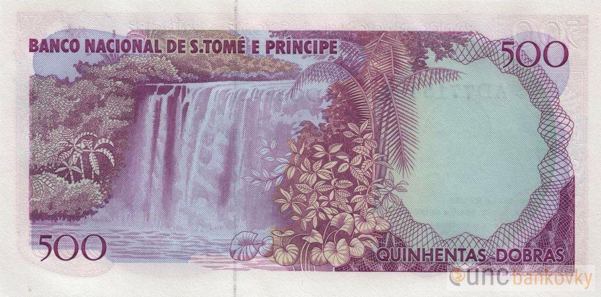 Sv. Tomáš a Princův ostrov 500 Dobras 1993 UNC