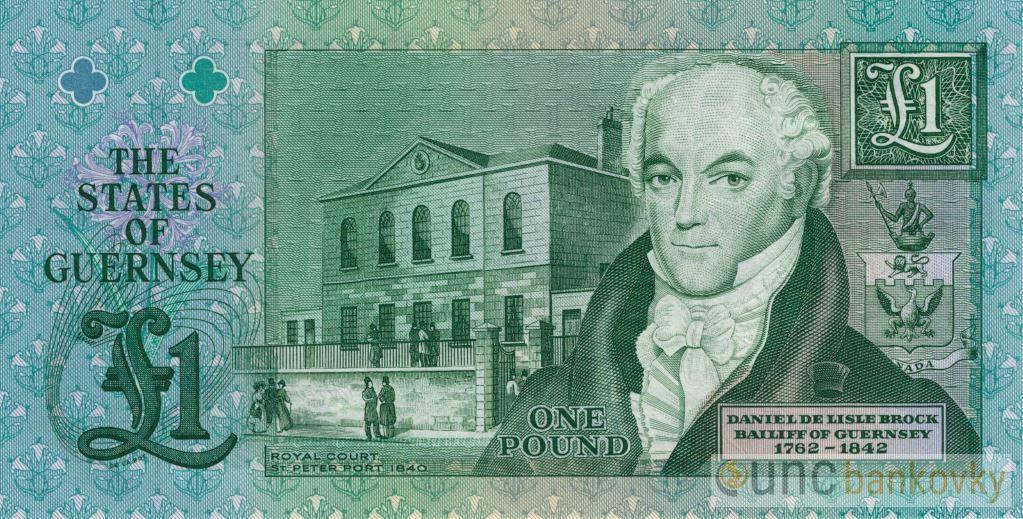 Guernsey 1 Pound 2016 UNC