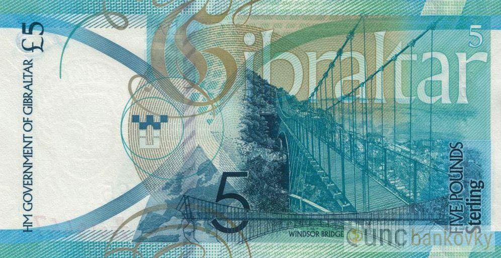 Gibraltar 5 Pounds 2020 UNC