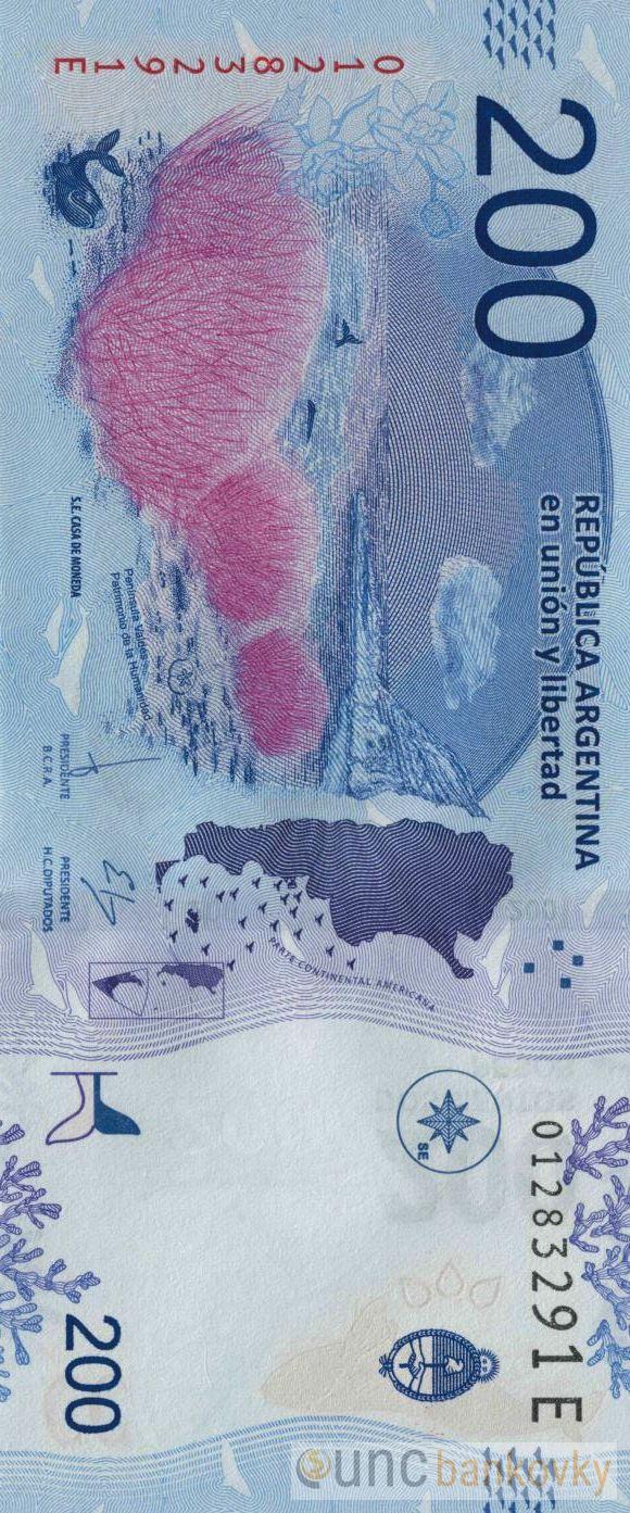 Argentina 200 Pesos 2021 UNC