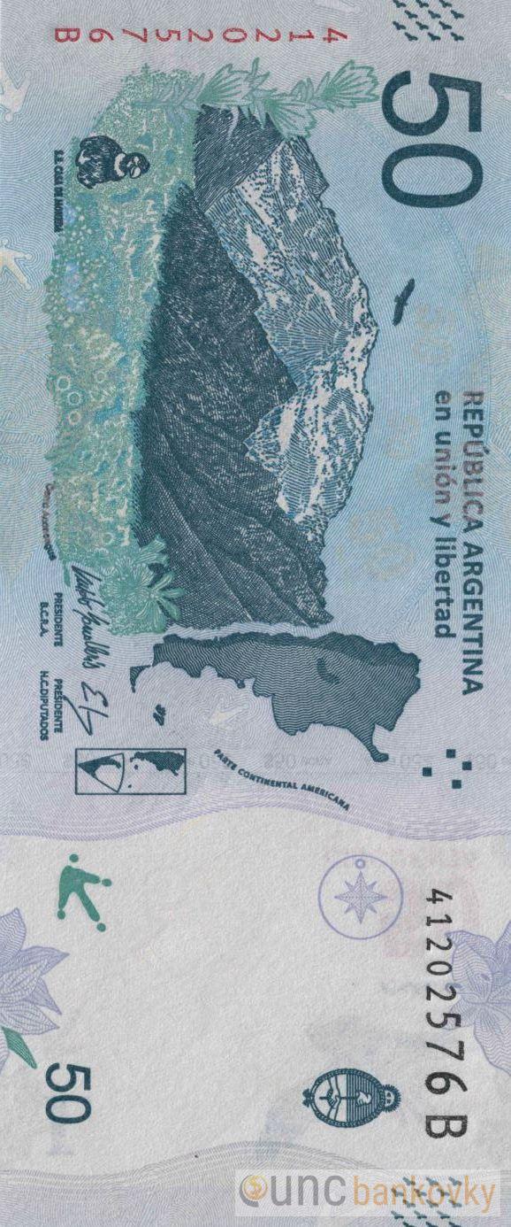 Argentina 50 Pesos 2020 UNC