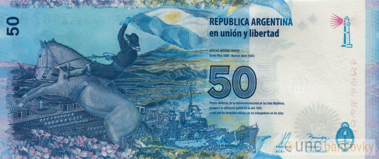 Argentina 50 Pesos 2015 UNC