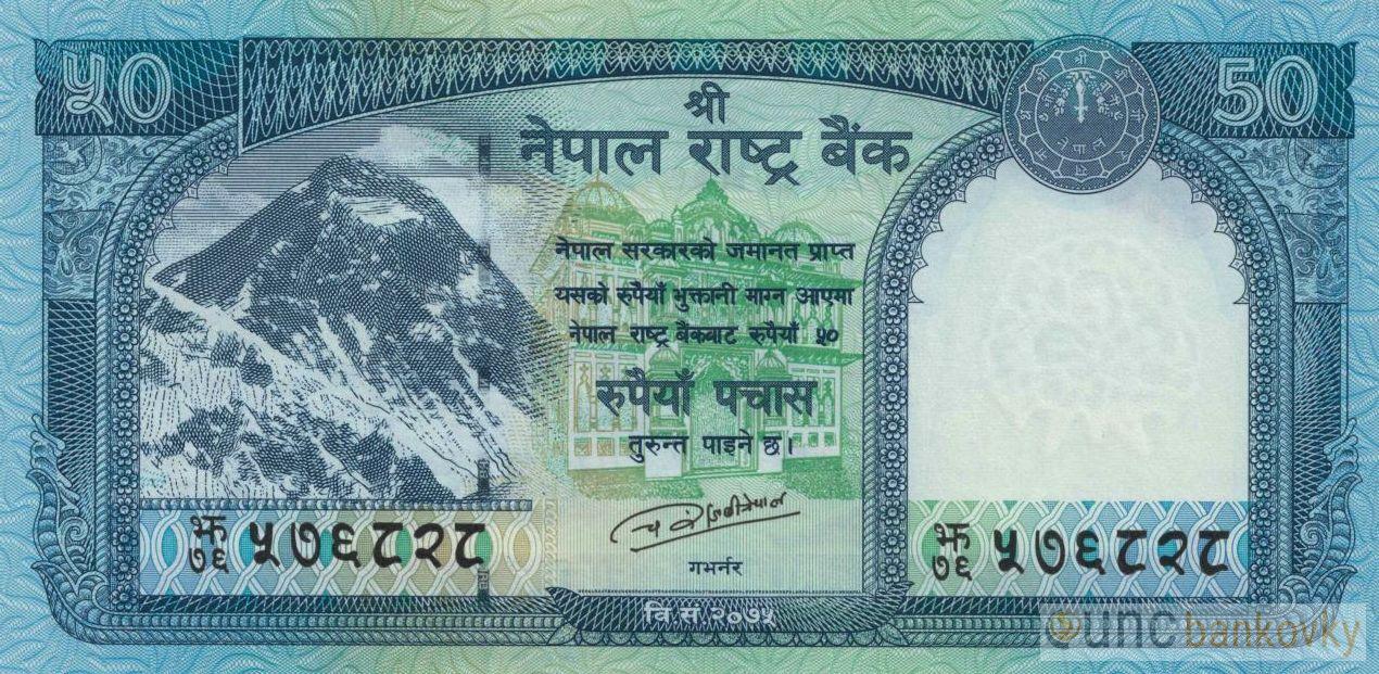 Nepál 50 Rupees 2019 UNC