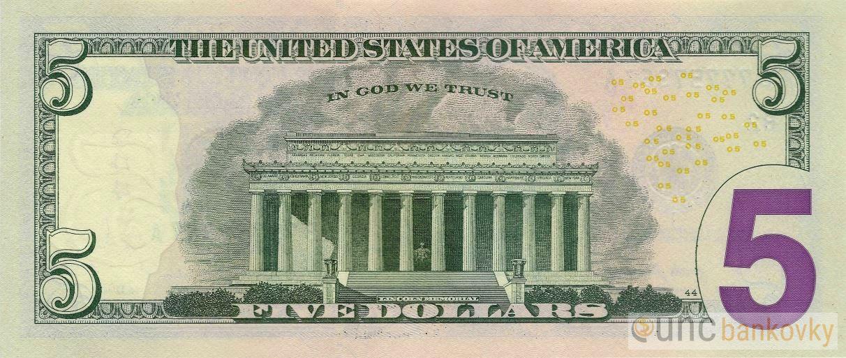 USA 5 Dollars 2017 D Cleveland UNC