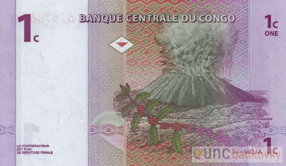 Kongo 1 Centim 1997 UNC