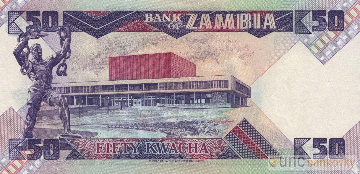Zambie 50 Kwacha 1988 UNC