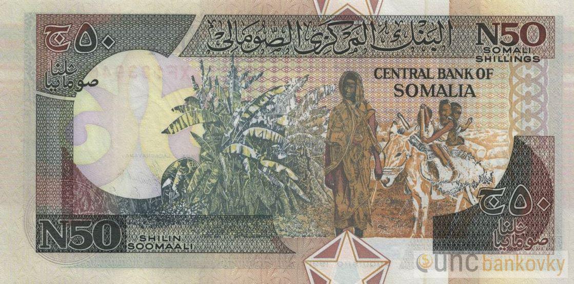 Somálsko 50 Shillings 1991 UNC