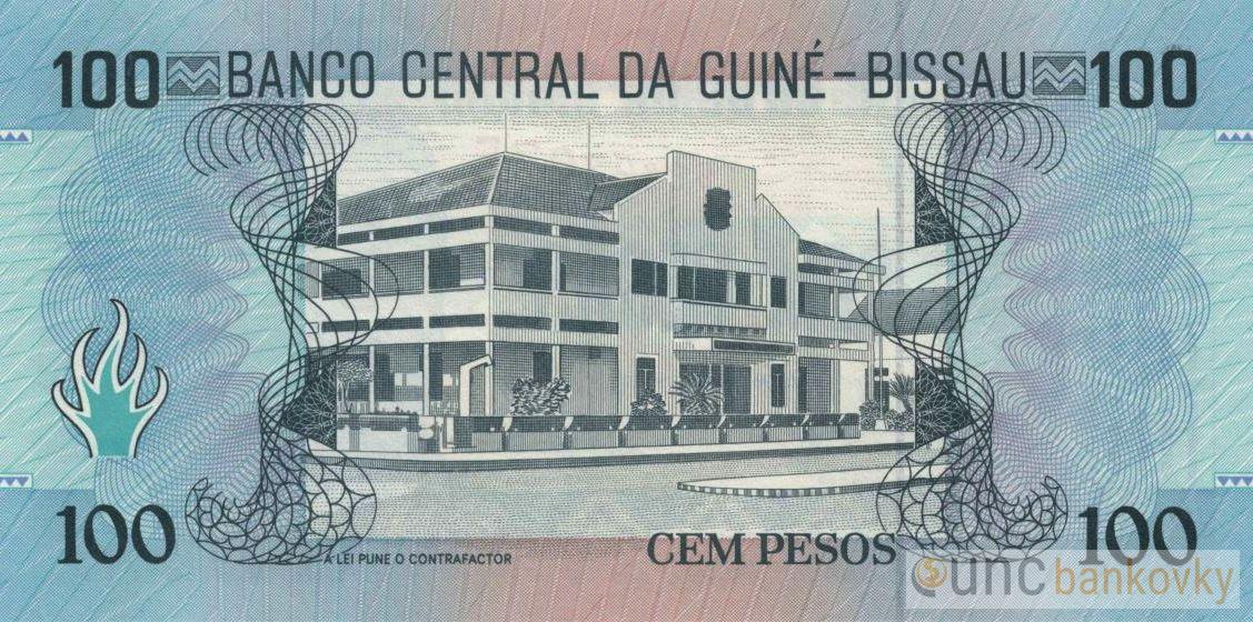 Guinea-Bissau 100 Pesos 1990 UNC