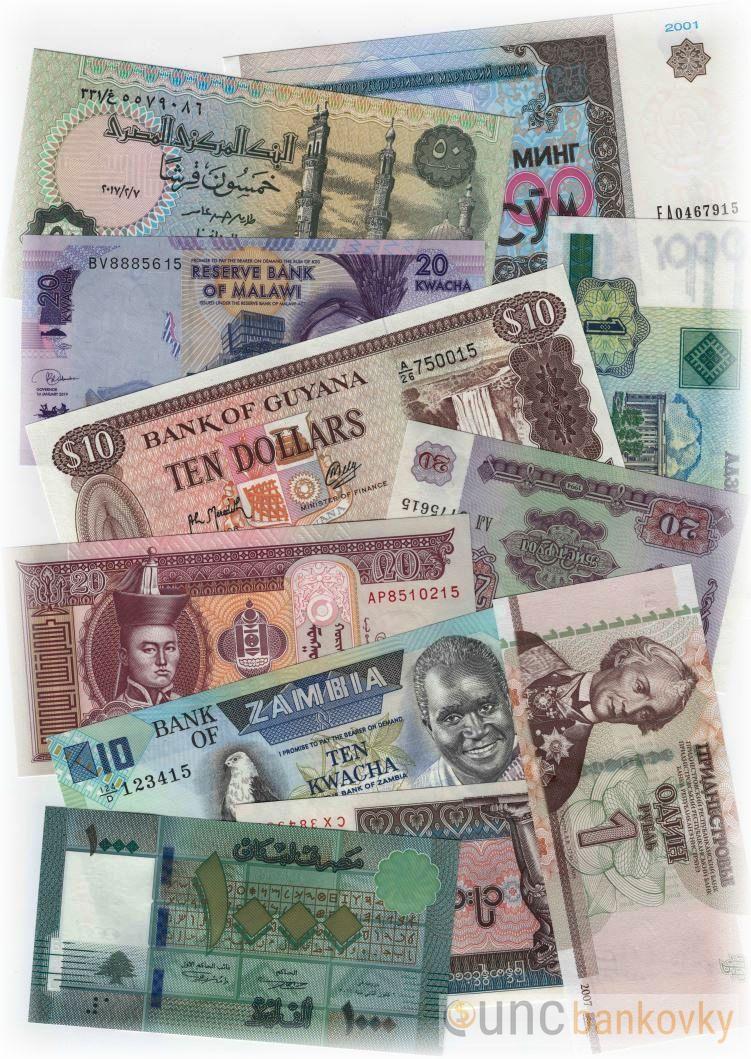 100ks svět dealer set UNC