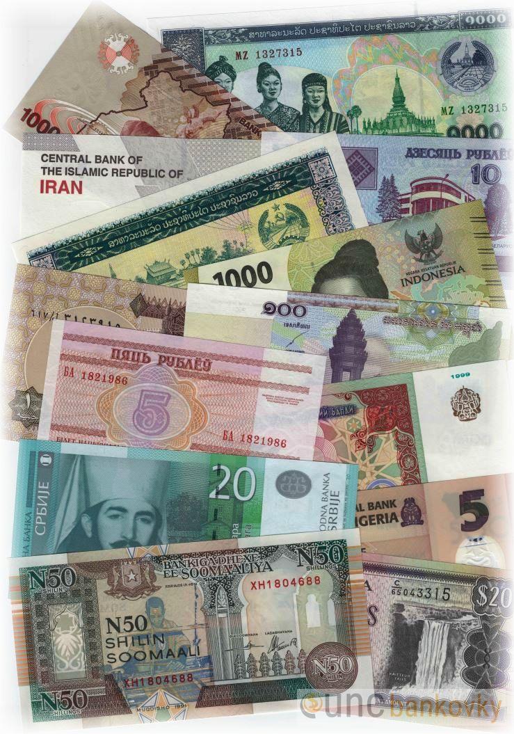 100ks svět dealer set UNC