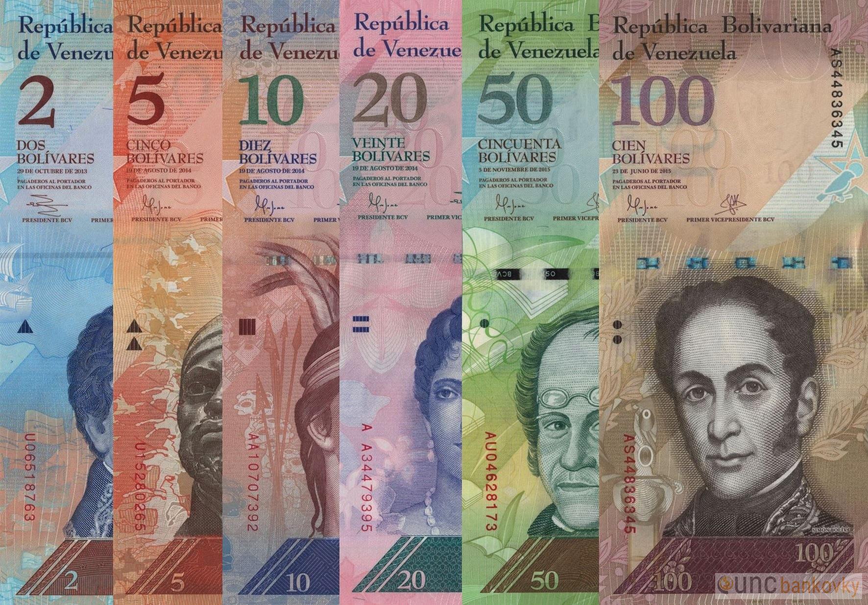 Venezuela sada 2012-2015 UNC