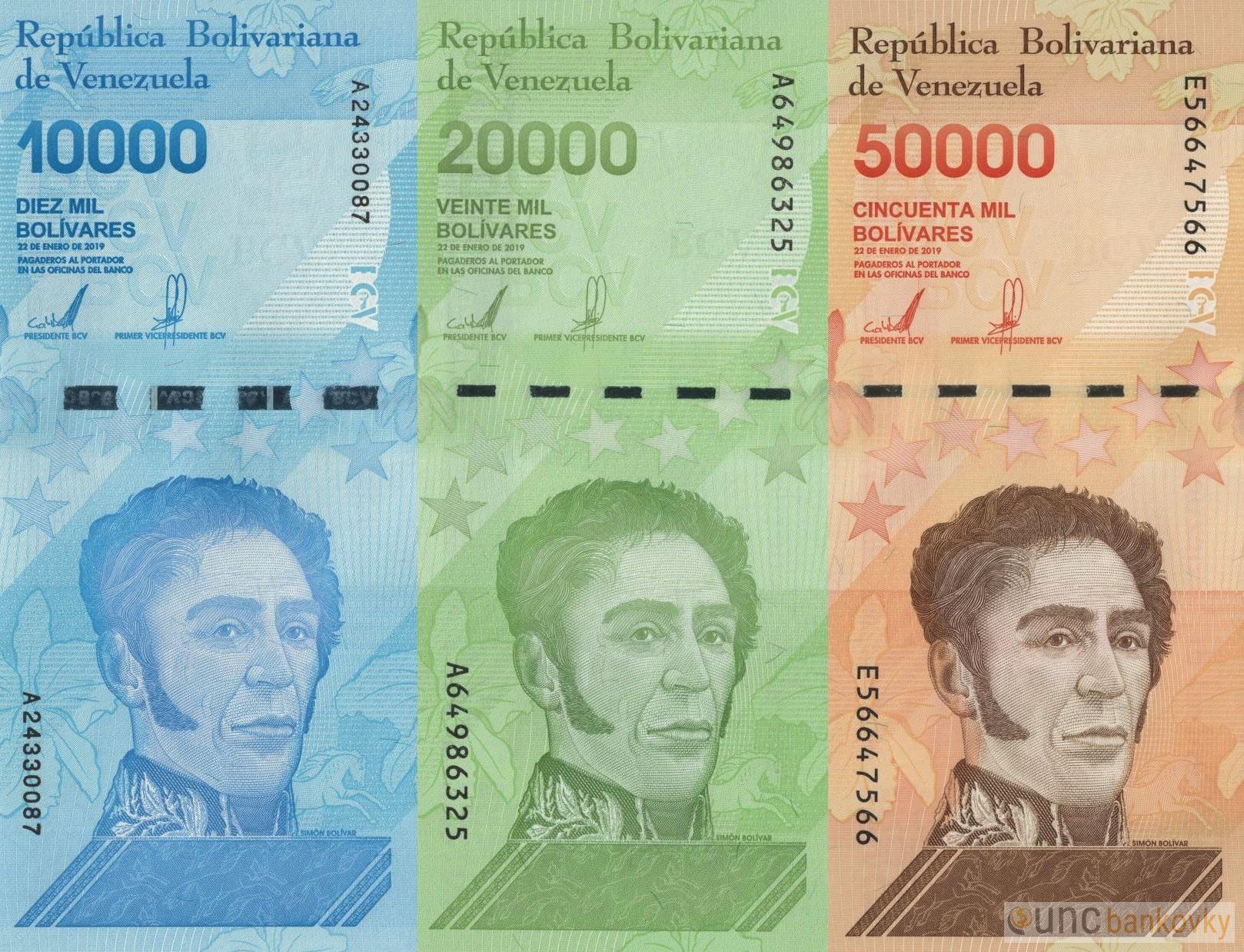 Venezuela sada 2019 UNC