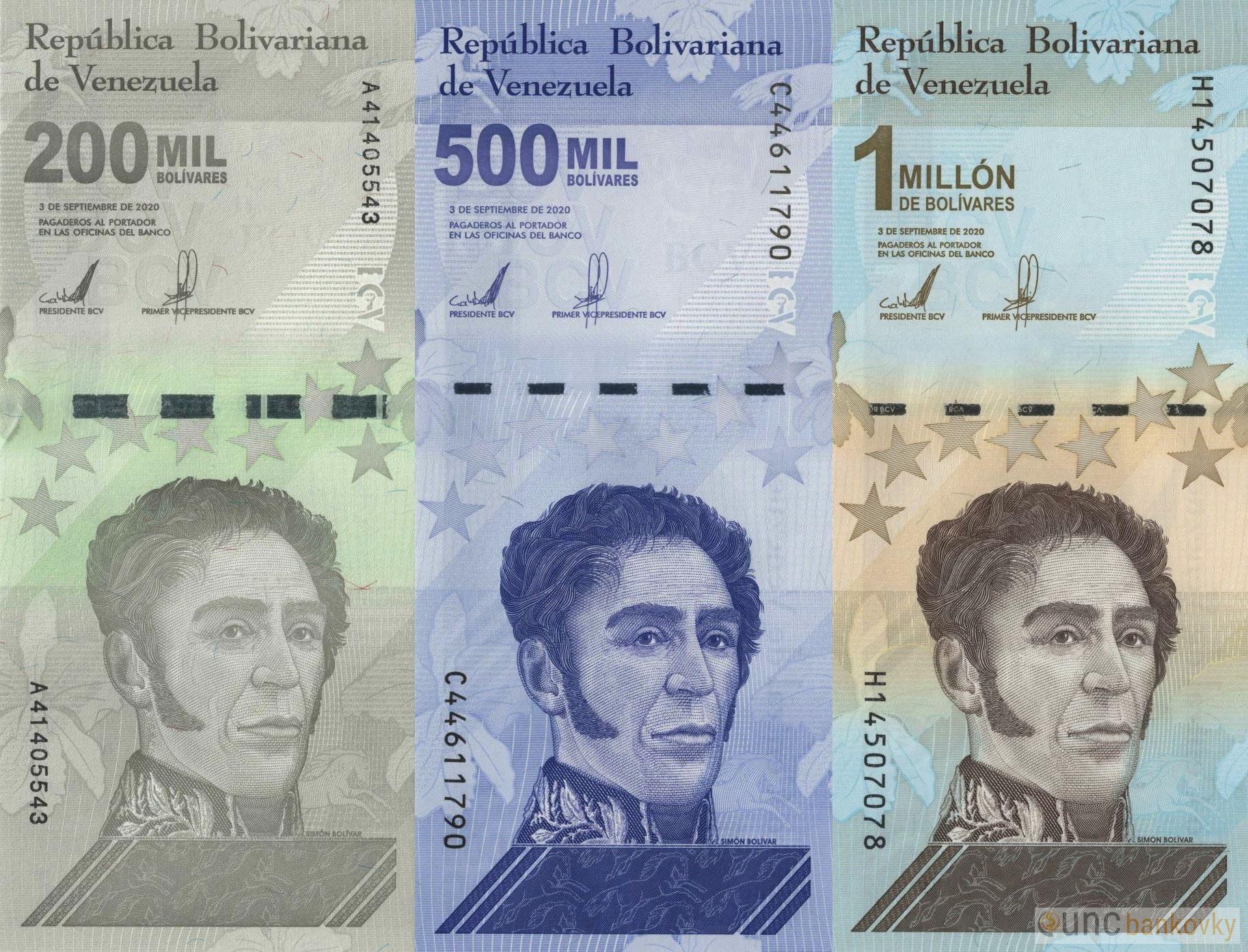 Venezuela sada 2020 UNC