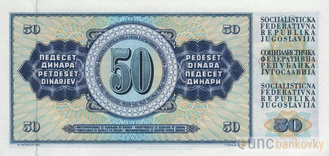 Jugoslávie sada 1968-1978 UNC