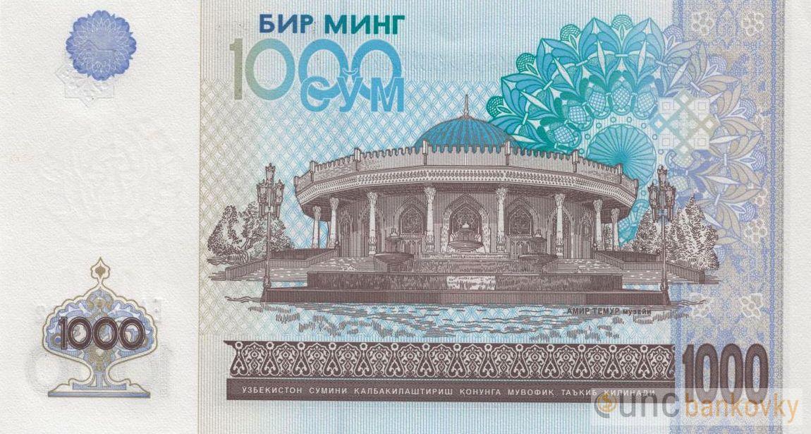 Uzbekistán sada 1997-2001 UNC