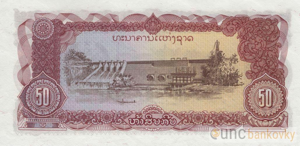 Laos 50 Kip 1978 UNC