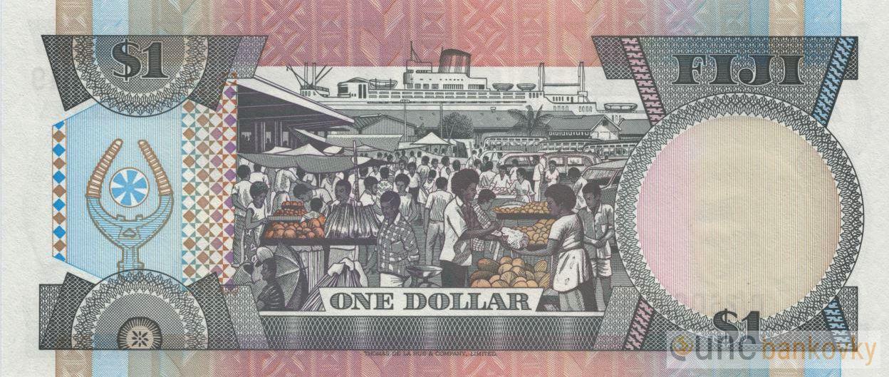 Fiji 1 Dollar 1993 UNC