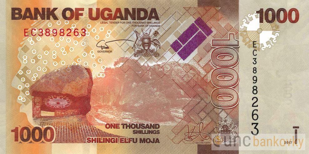 Uganda 1000 Shillings 2017 UNC