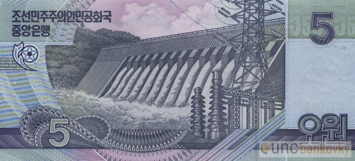 KLDR 5 Won 2002 UNC