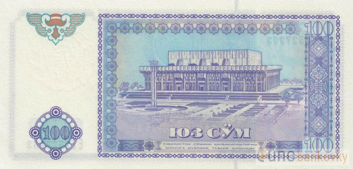 Uzbekistán 100 Som 1994 UNC