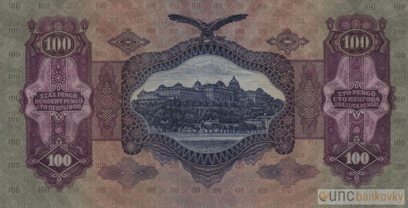 Maďarsko 100 Pengo 1930 aUNC