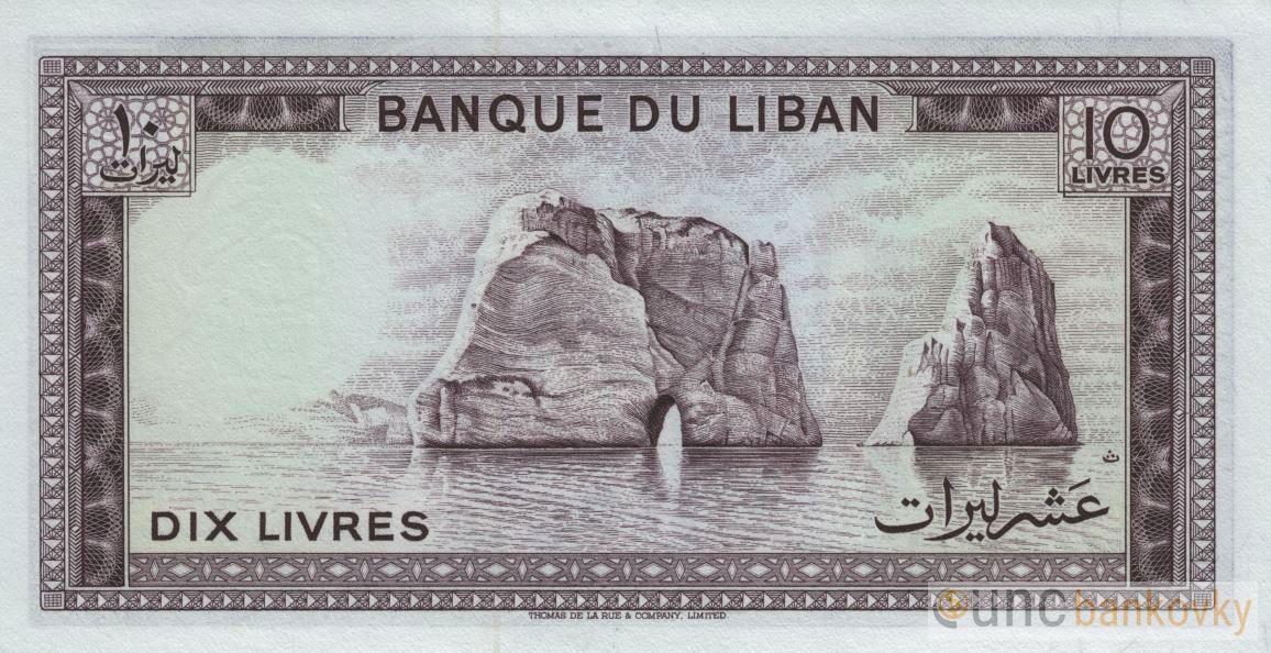 Libanon 10 Livres 1986 UNC