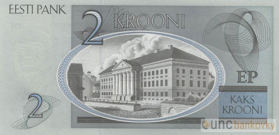 Estonsko 2 Krooni 2007 UNC