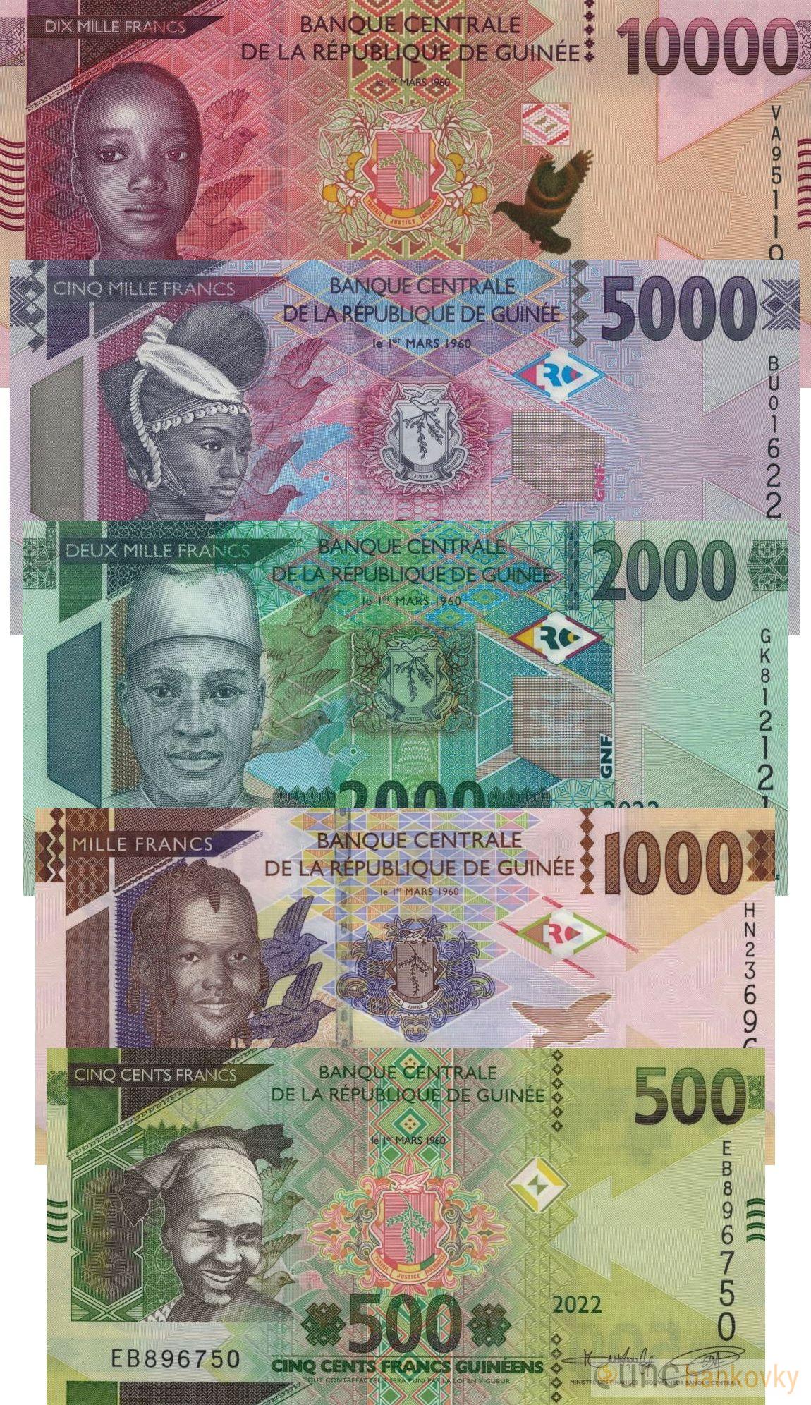 Guinea sada 2022 UNC