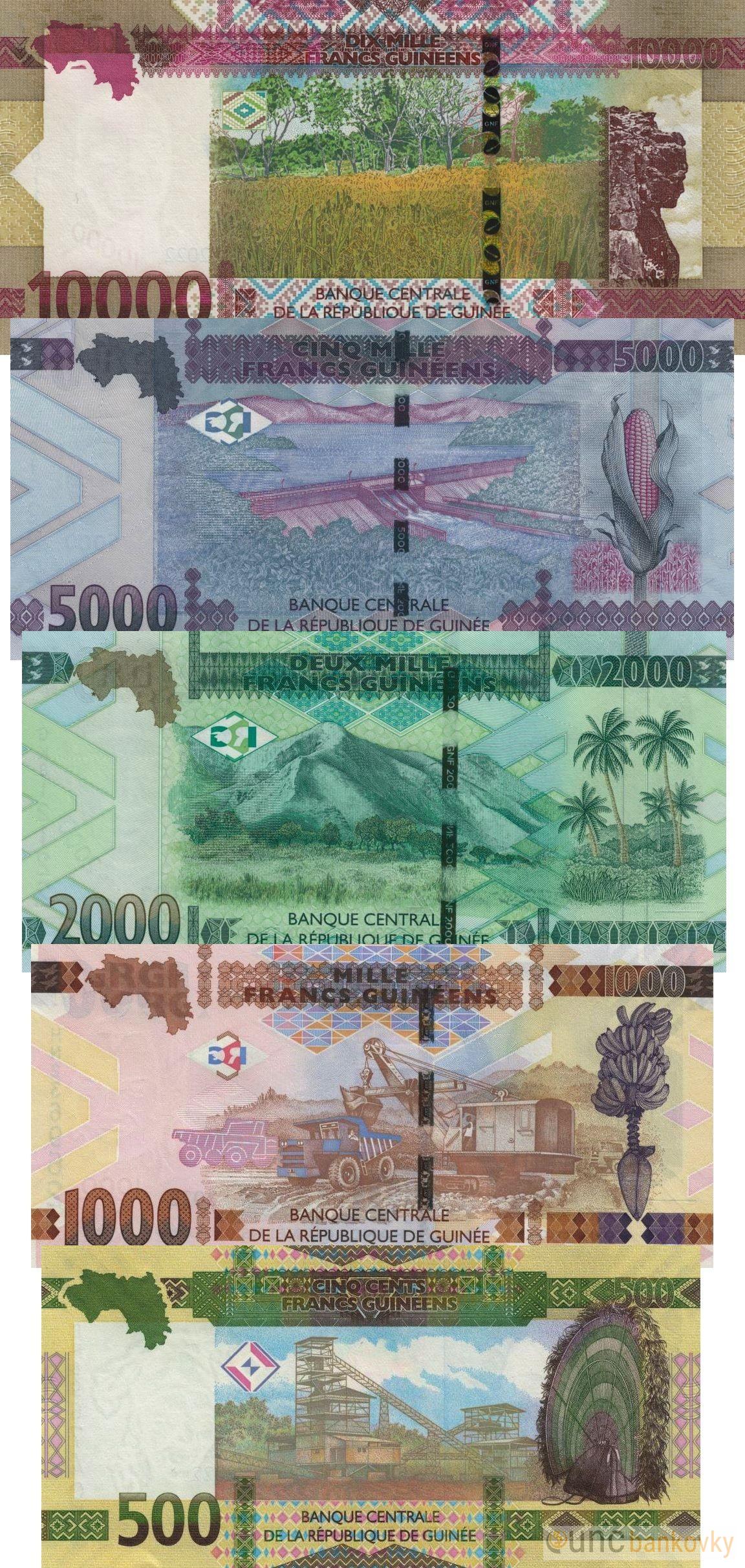 Guinea sada 2022 UNC