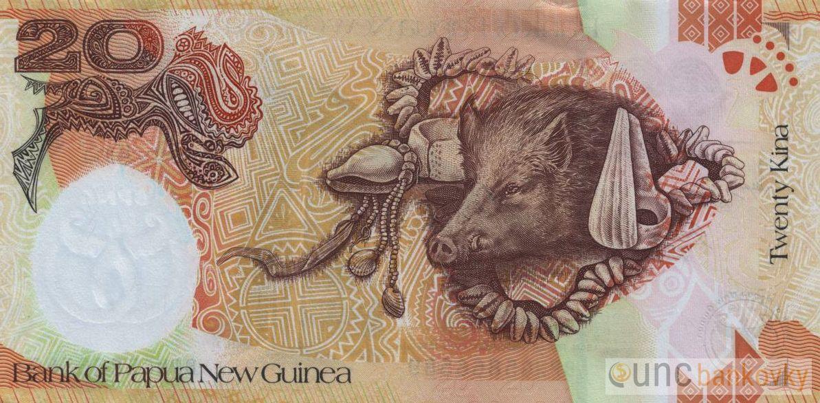 Papua 20 Kina 2008 UNC