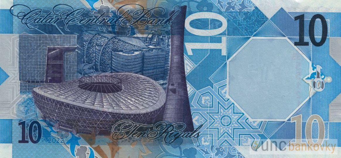 Katar 10 Riyals 2022 UNC