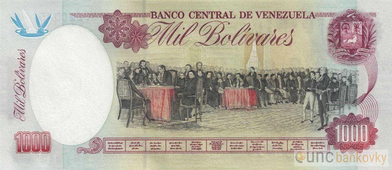 Venezuela 1000 Bolivares 1998 UNC