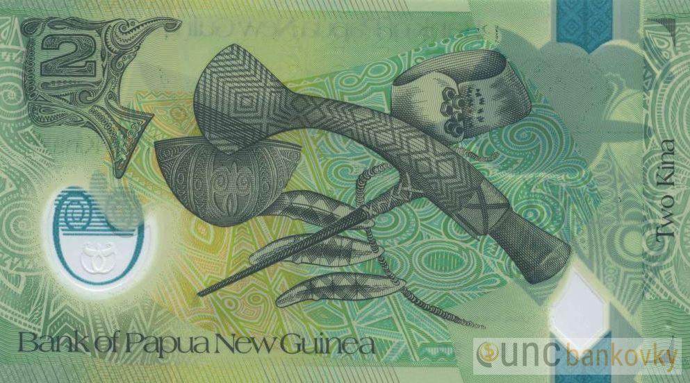 Papua 2 Kina 2020 UNC