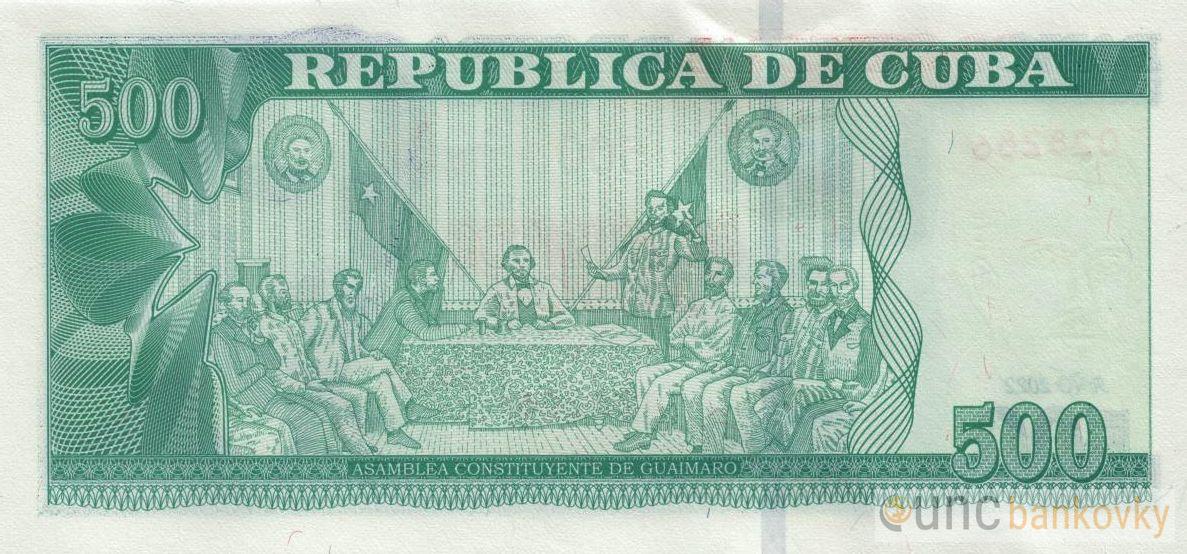 Kuba 500 Pesos 2022 UNC