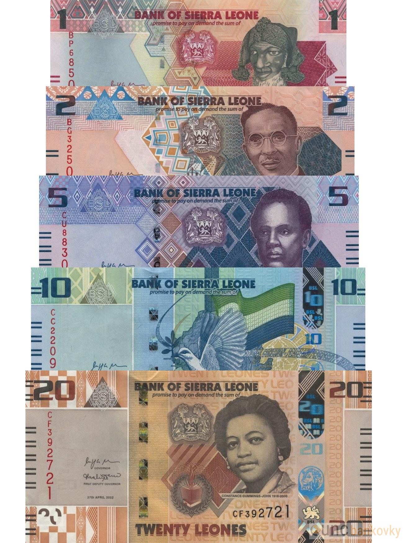 Sierra Leone sada 2022 UNC