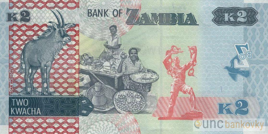 Zambie 2 Kwacha 2020 UNC