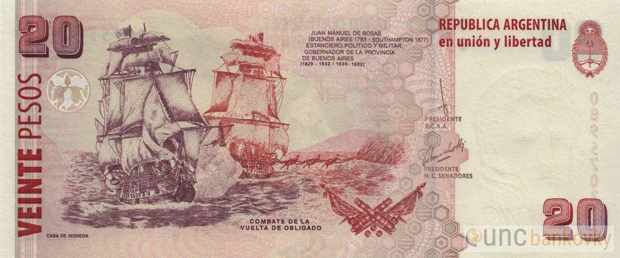 Argentina 20 Pesos 2003 UNC