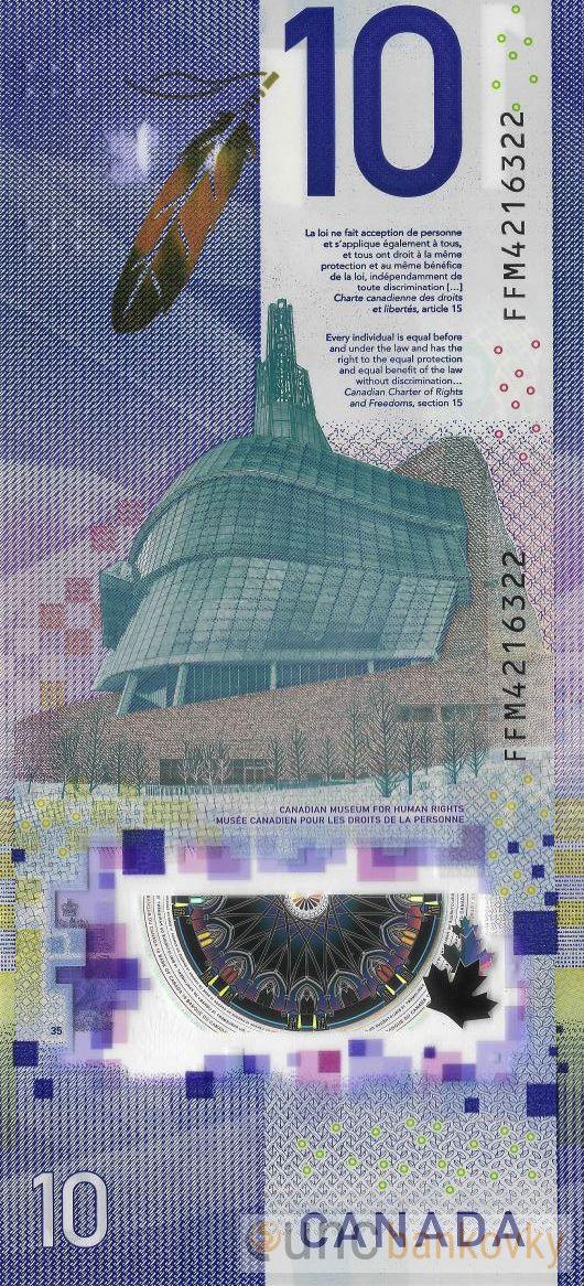 Kanada 10 Dollars 2018 UNC