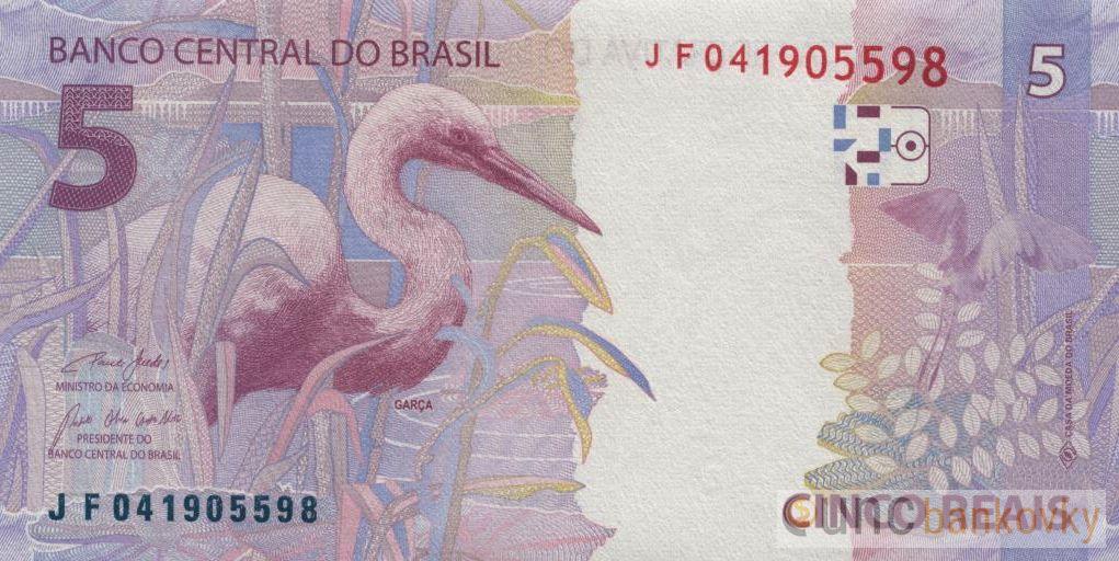 Brazílie 5 Reais 2010 UNC